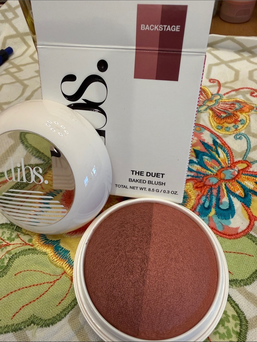 BACKSTAGE The Duet Baked Blush — Dual-Tone Terracotta Pink